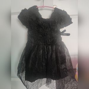 New black toddler girl dress